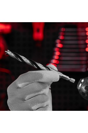 Набор сверл по дереву, 3-4-5-6-7-8-9-10 мм, 8 шт, шестигранный хвостовик, пластиковый кейс, Matrix