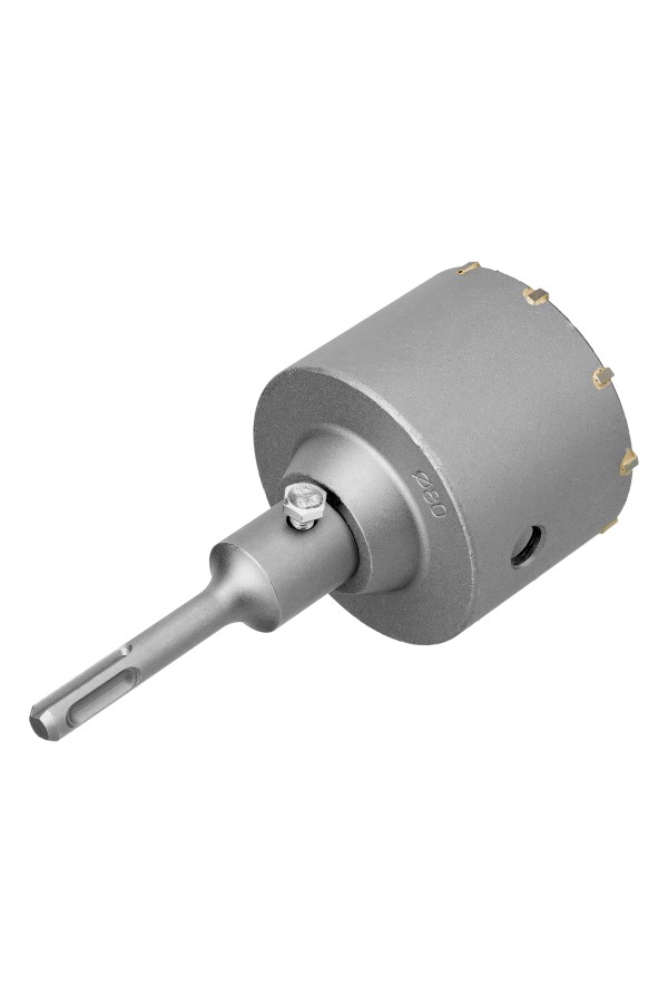 Коронка по бетону в сборе, М22 х 80 мм, SDS Plus Сибртех