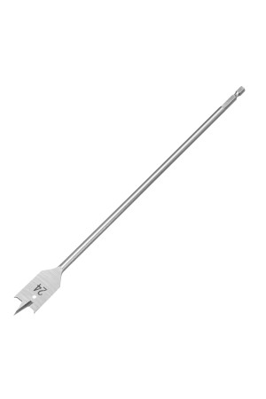 Сверло по дереву перовое удлиненное, 24 х 300 мм, шестигранный хвостовик Matrix