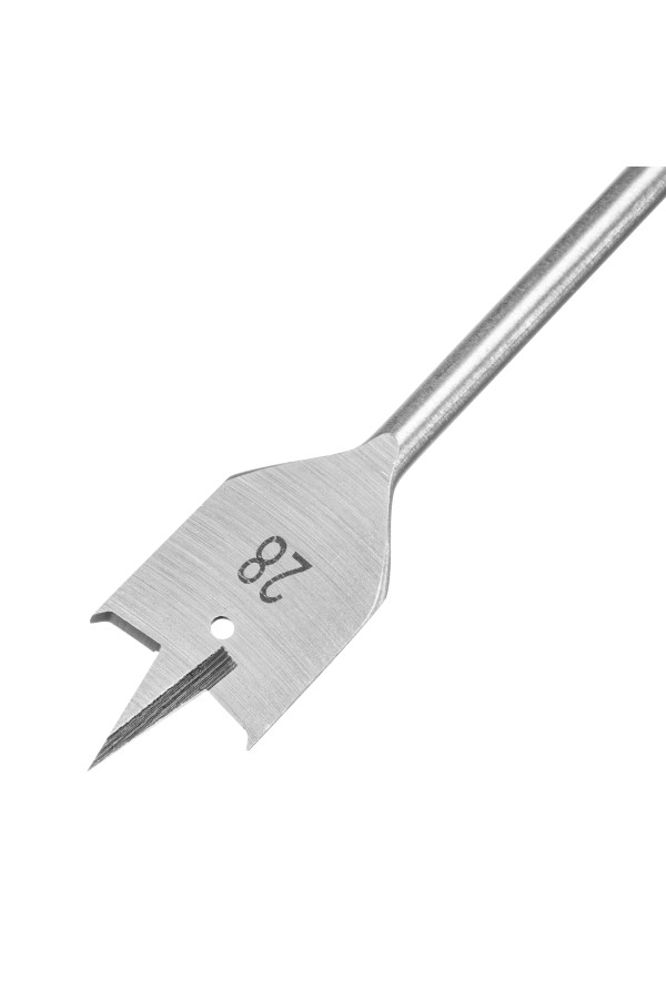 Сверло по дереву перовое удлиненное, 28 х 300 мм, шестигранный хвостовик Matrix