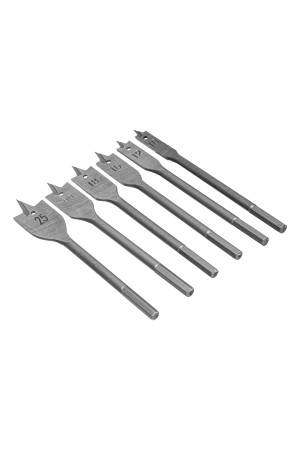 Набор сверл перовых по дереву, 10-12-16-18-20-25 мм, 6 шт, шестигранный хвостовик Sparta