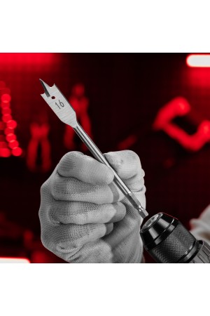 Сверло по дереву перовое, 16 мм, шестигранный хвостовик Matrix