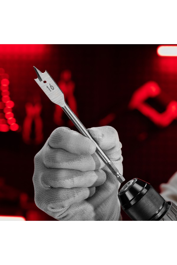 Сверло по дереву перовое, 16 мм, шестигранный хвостовик Matrix