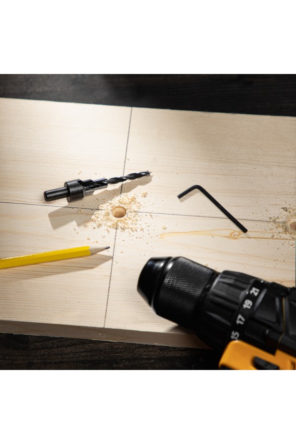 Набор сверл под конфирмат, 3-5 мм, 4 шт Denzel