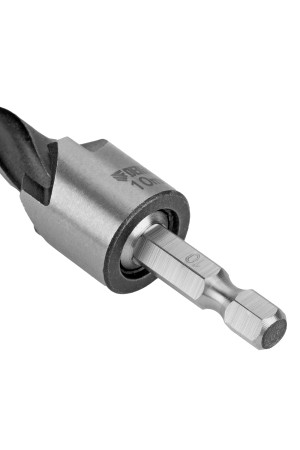 Набор сверл зенкеров по дереву, 3-10 мм, 7 шт // Denzel