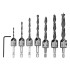 Набор сверл зенкеров по дереву, 3-10 мм, 7 шт // Denzel