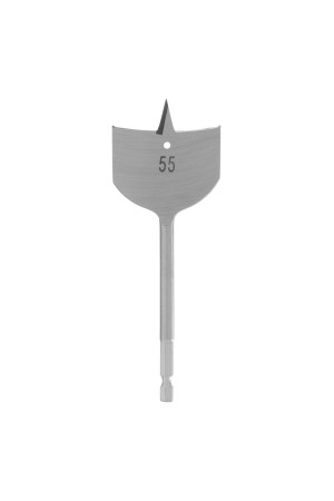 Сверло по дереву перовое, 55 мм, шестигранный хвостовик Matrix