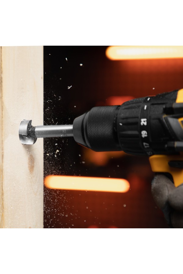 Набор сверл Форстнера по дереву, 10-15-20-25-35 мм, 5 шт, в деревянном боксе, цилиндрический хвостовик Sparta