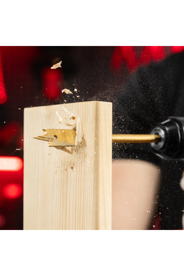 Набор сверл перовых по дереву, 10-12-16-18-20-25 мм, 6 шт, пластиковый кейс, Matrix