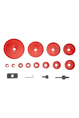 Набор кольцевых пил по дереву, 19-127 мм, 12 предметов Matrix