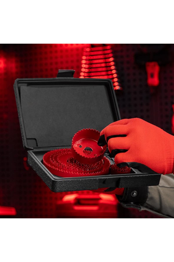 Набор кольцевых пил по дереву, 19-127 мм, 12 предметов Matrix