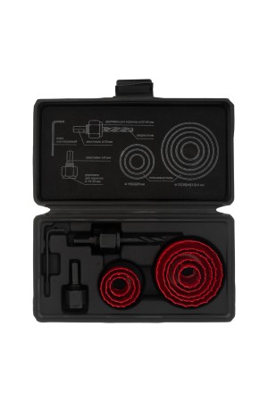 Набор кольцевых пил по дереву, 19-64 мм, 11 предметов Matrix