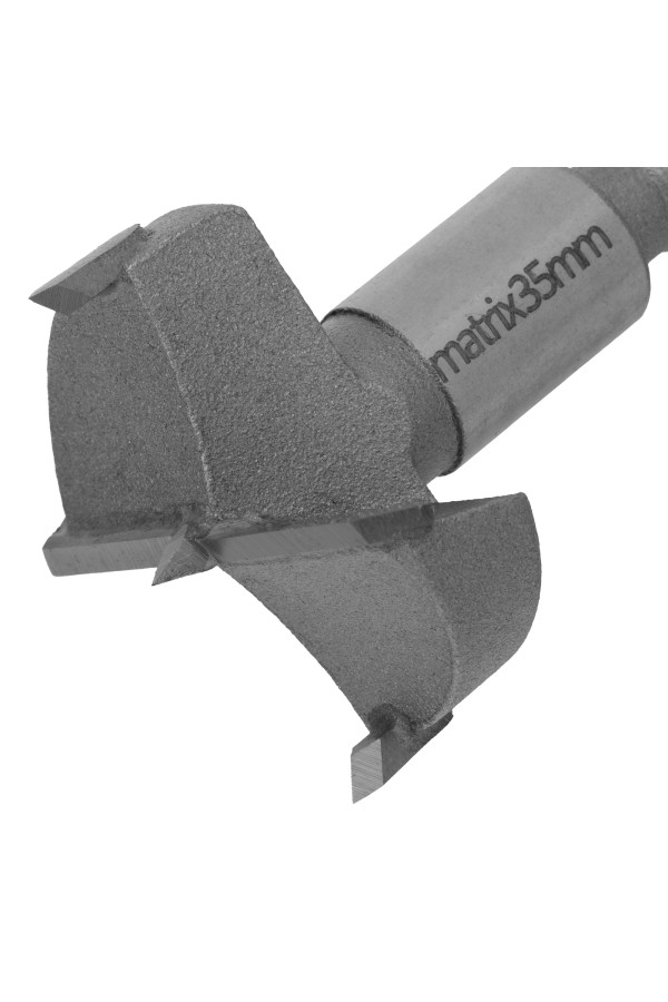 Сверло Форстнера по дереву, 35 мм, твердосплавные пластины, цилиндрический хвостовик Matrix