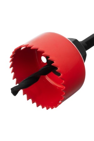 Набор для установки врезных замков, 22 мм х 48 мм, перовое сверло, кольцевая пила Matrix