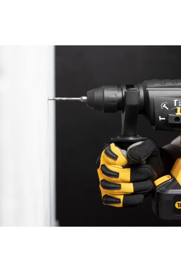 Бур по бетону , двойная спираль, три пылеотводящие кромки, 4 x 110 мм DENZEL