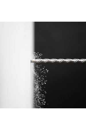 Бур по бетону, двойная спираль, три пылеотводящие кромки, 6 x 260 мм DENZEL