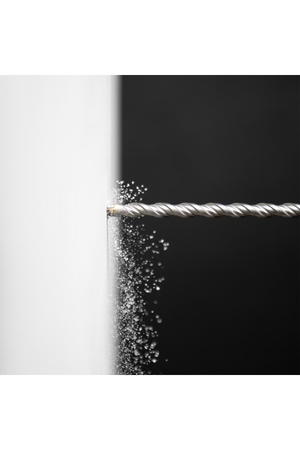 Бур по бетону, двойная спираль, три пылеотводящие кромки, 6 x 260 мм DENZEL