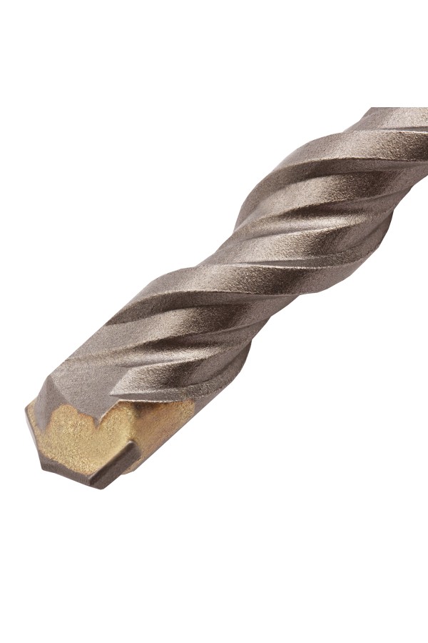 Бур по бетону, двойная спираль, три пылеотводящие кромки, 12 x 210 мм DENZEL
