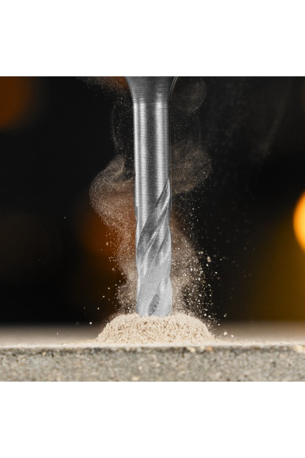 Бур по бетону, цельная крестовая пластина, 6x115 мм, SDS PLUS Denzel