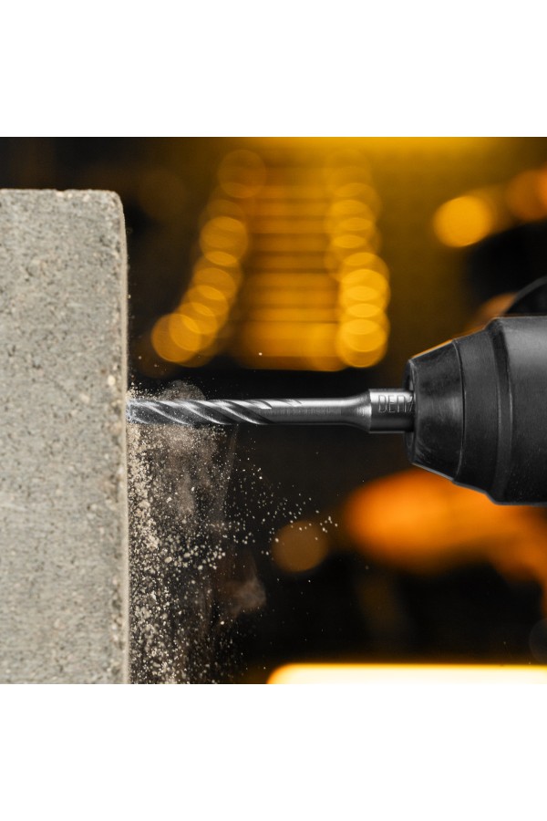 Бур по бетону, цельная крестовая пластина, 6x115 мм, SDS PLUS Denzel