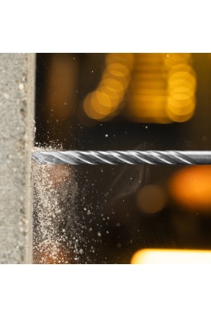 Бур по бетону, цельная крестовая пластина, 6x165 мм, SDS PLUS Denzel