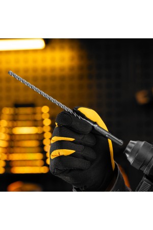 Бур по бетону, цельная крестовая пластина, 6x215 мм, SDS PLUS Denzel