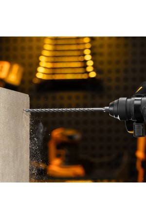 Бур по бетону, цельная крестовая пластина, 6x215 мм, SDS PLUS Denzel