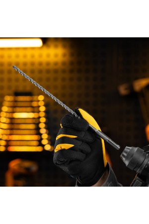 Бур по бетону, цельная крестовая пластина, 6x265 мм, SDS PLUS Denzel