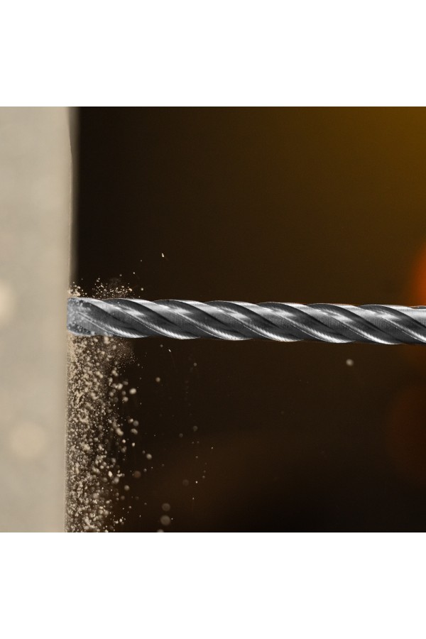 Бур по бетону, цельная крестовая пластина, 8x165 мм, SDS PLUS Denzel