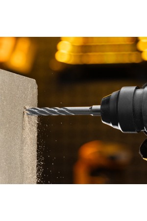 Бур по бетону, цельная крестовая пластина, 8x165 мм, SDS PLUS Denzel