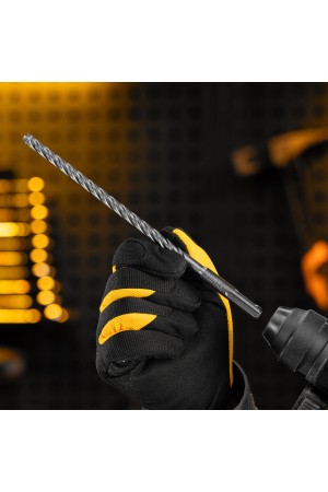 Бур по бетону, цельная крестовая пластина, 8x215 мм, SDS PLUS Denzel