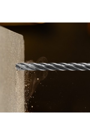 Бур по бетону, цельная крестовая пластина, 8x265 мм, SDS PLUS Denzel