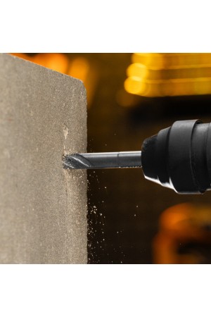 Бур по бетону, цельная крестовая пластина, 10x115 мм, SDS PLUS Denzel