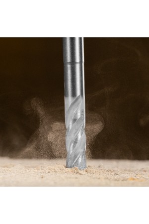 Бур по бетону, цельная крестовая пластина, 10x115 мм, SDS PLUS Denzel