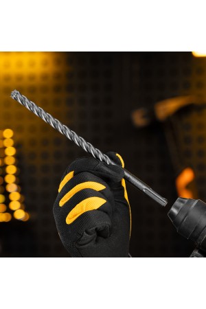 Бур по бетону, цельная крестовая пластина, 10x215 мм, SDS PLUS Denzel