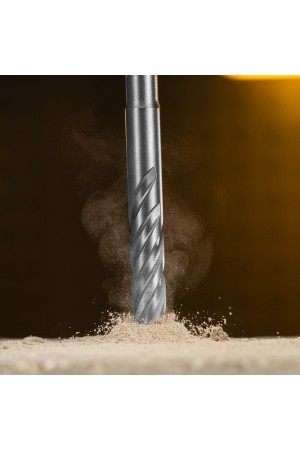 Бур по бетону, цельная крестовая пластина, 12x165 мм, SDS PLUS Denzel