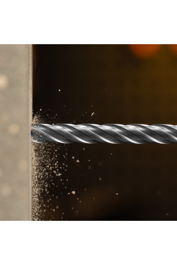 Бур по бетону, цельная крестовая пластина, 12x215 мм, SDS PLUS Denzel