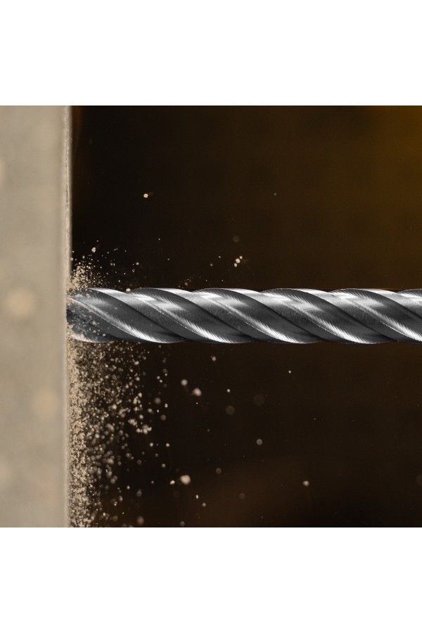 Бур по бетону, цельная крестовая пластина, 12x315 мм, SDS PLUS Denzel