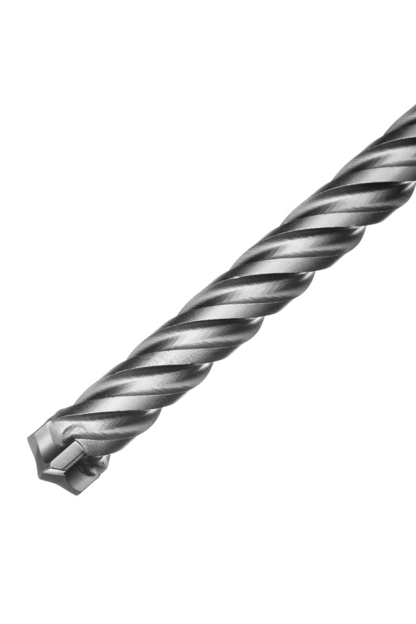 Бур по бетону, цельная крестовая пластина, 14x215 мм, SDS PLUS Denzel