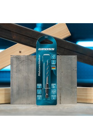 Сверло универсальное, Multipurpose PRO, 6-гр. хвостовик, 5мм Gross