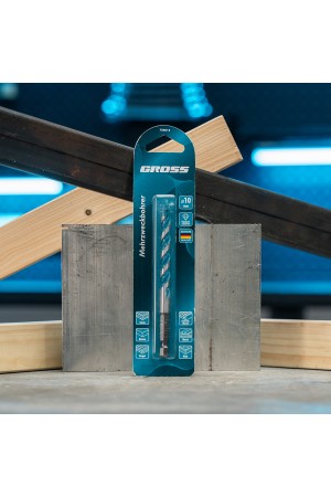 Сверло универсальное, Multipurpose PRO, 6-гр. хвостовик, 10мм Gross