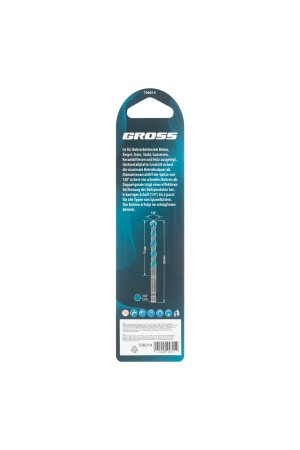 Сверло универсальное, Multipurpose PRO, 6-гр. хвостовик, 10мм Gross