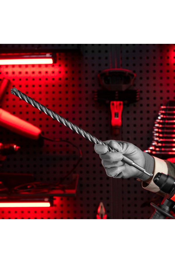 Бур по бетону, 18 x 400 мм, SDS PLUS c крестовой пластиной MATRIX