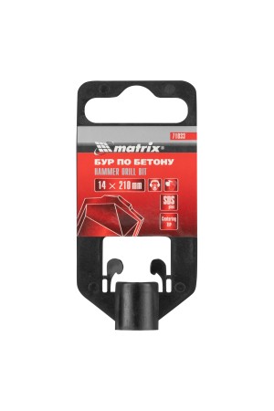 Бур по бетону, 14 x 210 мм, SDS Plus Matrix