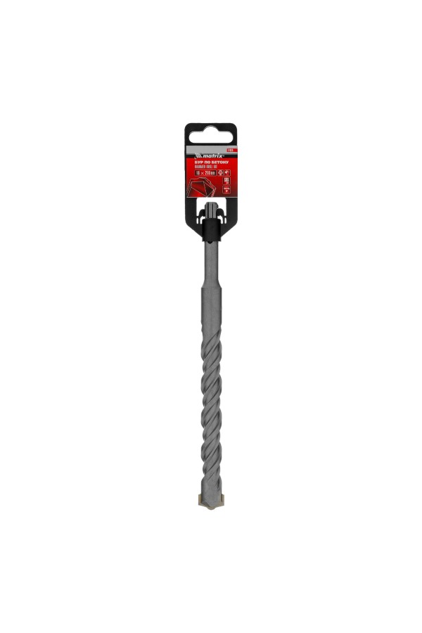 Бур по бетону, 18 x 210 мм, SDS Plus Matrix