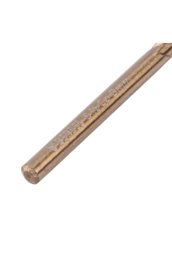 Сверло по металлу, 3 мм, HSS Co-8% // Denzel