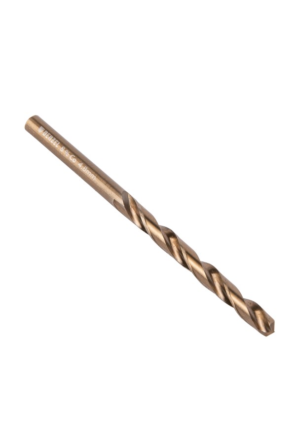 Сверло по металлу, 4,8 мм, HSS Co-8%// Denzel