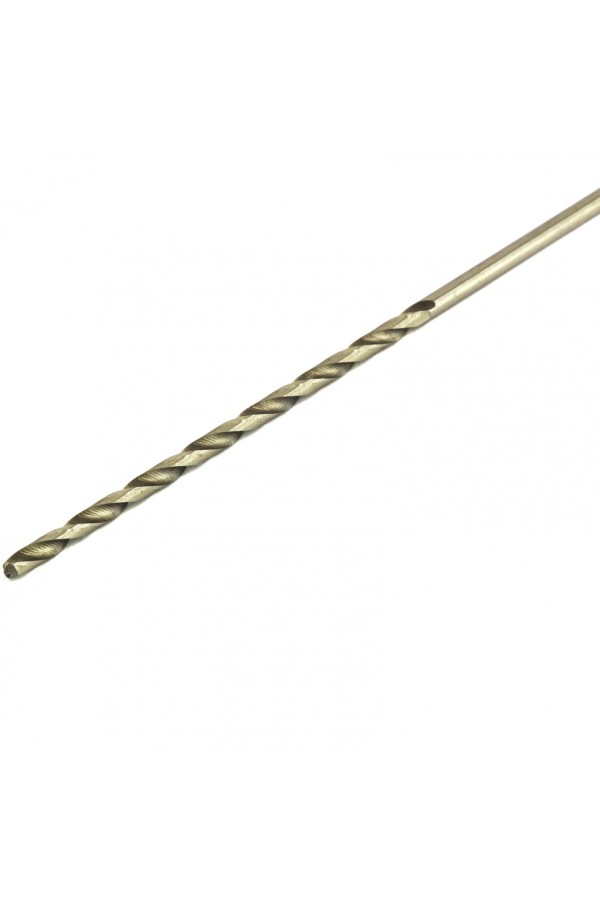 Сверло по металлу, 2.5 х 95 мм, полированное, удл, HSS, 10 шт, цилиндрический хвостовик Matrix