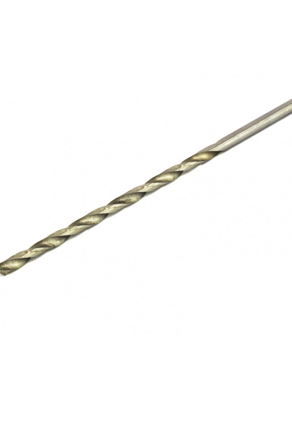 Сверло по металлу, 3 х 100 мм, полированное, удл, HSS, 10 шт, цилиндрический хвостовик Matrix