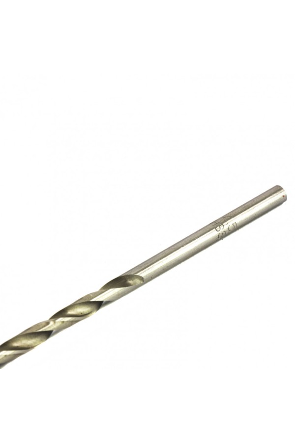 Сверло по металлу, 4.5 х 126 мм, полированное, удл, HSS, 10 шт, цилиндрический хвостовик Matrix